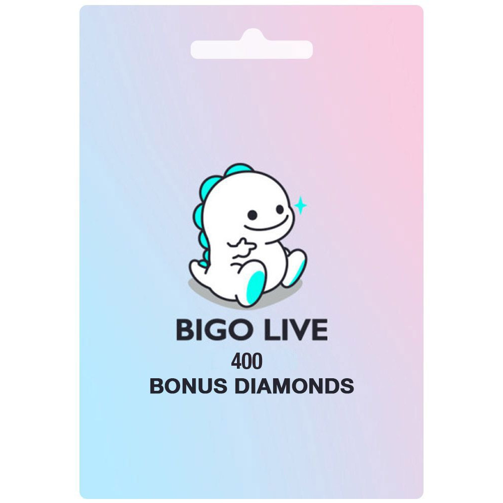 Bigo live 400 Diamonds USD 10 Instant E-mail Delivery