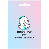Bigo live 4000 Diamonds USD 100 Instant E-mail Delivery