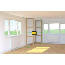 Stanley Cross 90 Cross Line Green Beam Laser Level, STHT77592-1, Compact and Accurate