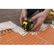 Stanley Cross 90 Cross Line Green Beam Laser Level, STHT77592-1, Compact and Accurate