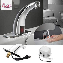 Abbasali Automatic Sink Mixer Sensor Tap, Touchless Cold Infrared Water Tap, Hands-Free Basin Faucet
