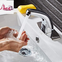 Abbasali Automatic Sink Mixer Sensor Tap, Touchless Cold Infrared Water Tap, Hands-Free Basin Faucet