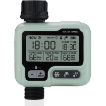 Abbasali Water Timer Digital, Programmable Irrigation Sprinkler Timer for Efficient Watering