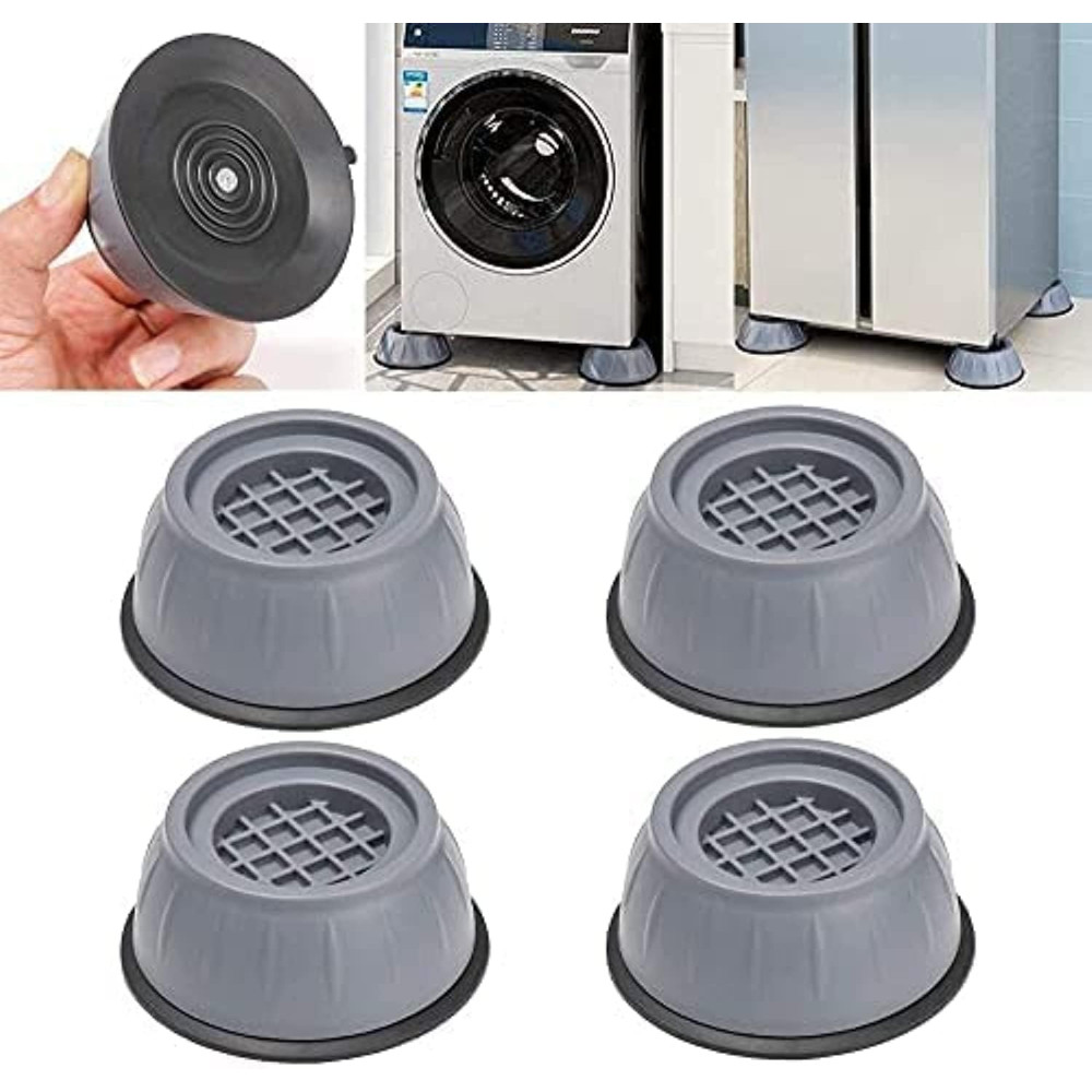Abbasali Shock and Noise Cancelling Washing Machine Support Pads, 4 Pcs for Vibration Reduction