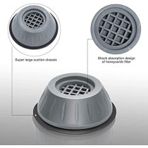 Abbasali Shock and Noise Cancelling Washing Machine Support Pads, 4 Pcs for Vibration Reduction