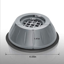 Abbasali Shock and Noise Cancelling Washing Machine Support Pads, 4 Pcs for Vibration Reduction