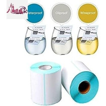 Abbasali Direct Thermal Label 6x4 Inch, Waterproof And Scratch Resistant Adhesive Shipping Postage Sticker, 2 Roll Pack