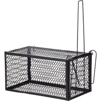 Generic Rat And Mouse Cage Trap Snap Trap, Medium Size, Black Color for Safe Rodent Capture