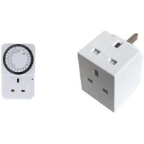 Abbasali 24 Hour Programmable Timer with Multiplug, Energy Saving and Convenient