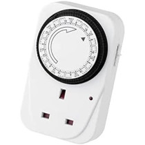 Abbasali 24 Hour Programmable Timer with Multiplug, Energy Saving and Convenient