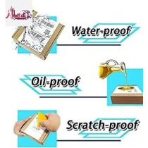 Abbasali Direct Thermal Label 6x4 Inch, Waterproof, Scratch Resistant Adhesive Shipping Postage Stickers, 4 Rolls
