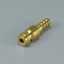 Abbasali Brass Barbed Pipe Fitting Coupler Connector Adapter, 8mm for Secure Plumbing