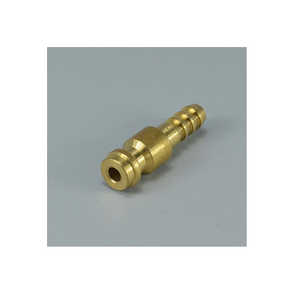 Abbasali Brass Barbed Pipe Fitting Coupler Connector Adapter, 8mm for Secure Plumbing