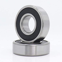 Abbasali 6204RS Ball Bearings, ABEC-3 Deep Groove 20x47x14mm, 2 Pcs for Replacing and Maintenance