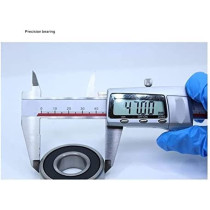 Abbasali 6204RS Ball Bearings, ABEC-3 Deep Groove 20x47x14mm, 2 Pcs for Replacing and Maintenance