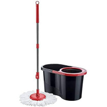 Generic HEXAR Modern Spin Easy Mop Bucket with Drum, Multi-Color Mop Set for Efficient Cleaning