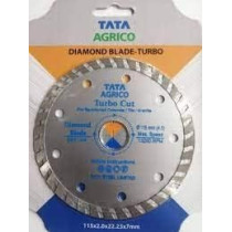 Abbasali TATA Agrico Diamond Cutting Blade 115mm-4.5 Inch, Segmented Cut for Precision and Durability