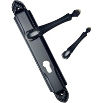 Abbasali Wooden Door Handle for Entrance and Interior Doors Model Vega Plate