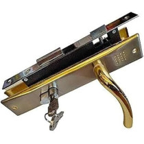 Abbasali Door Handle Key with Lock, European Interior Wooden Door Lock, Bedroom Mute Door Lock