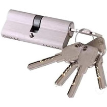 Abbasali Door Lock Cylinder 70mm, 35-35 with 5 Computer Keys, Pack of 6