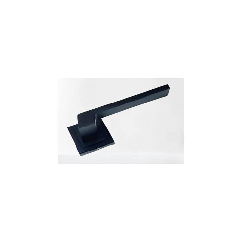Abbasali Stylish and Modern Rozzet Door Handle Model ZAR-104, Black