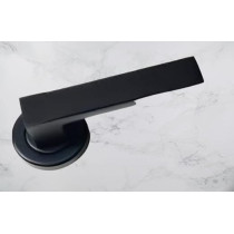 Abbasali Stylish and Modern Rozzet Door Handle Model ZAR-107, Black