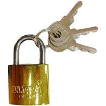 Generic Padlock Warehouse Lock Chain Lock, Size: 32mm