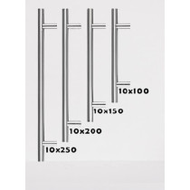 Abbasali Stainless Steel Solid Handle, Durable 10x150mm for Kitchen, Office, and Furniture Use