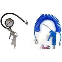 Abbasali 25L Air Compressor with Inflator Gauge Kit, Air Duster Gun And Hose, Compact, Durable And Multi Use