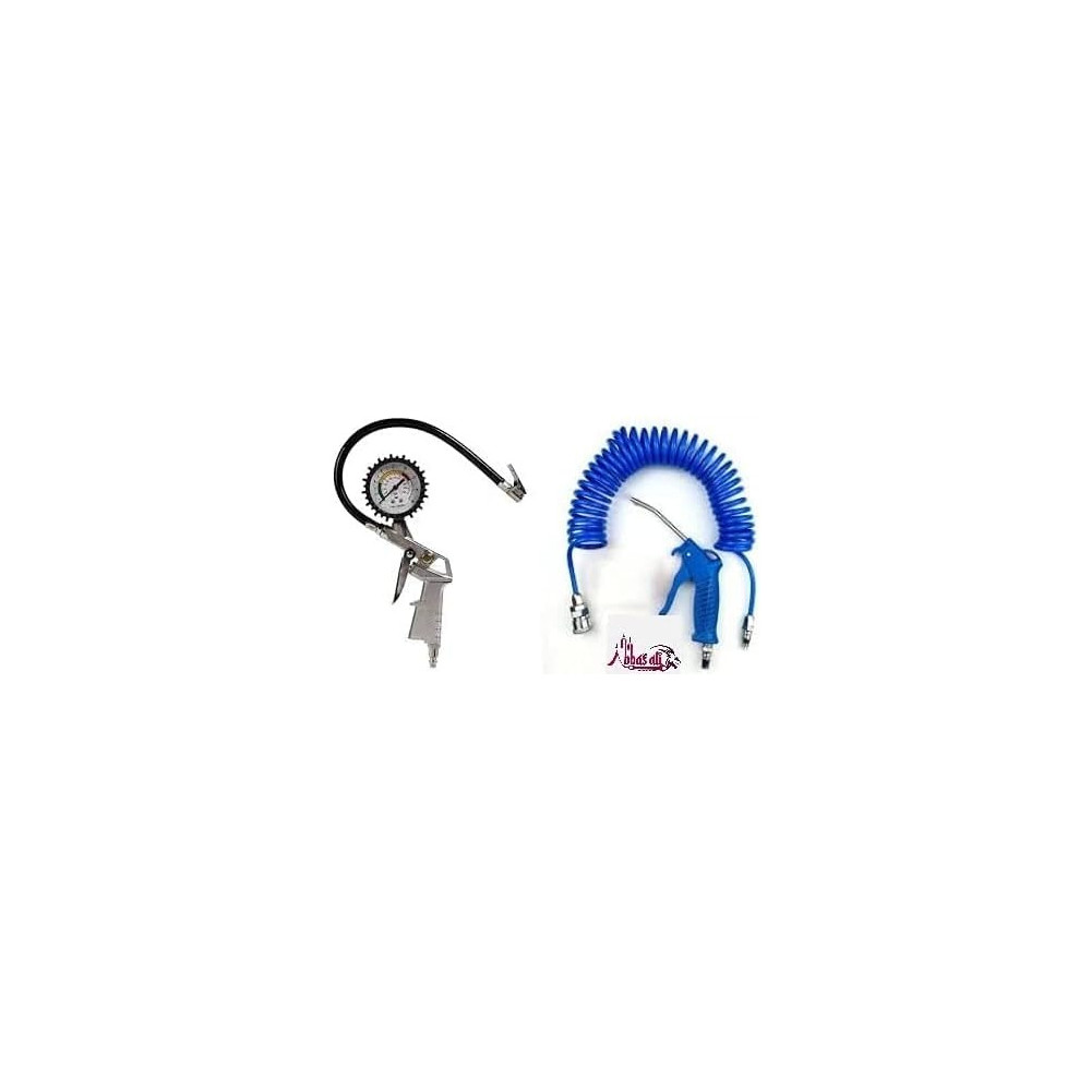Abbasali 25L Air Compressor with Inflator Gauge Kit, Air Duster Gun And Hose, Compact, Durable And Multi Use