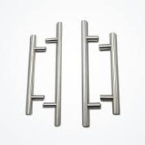 Abbasali Solid Stainless Steel H Bar Hollow Pull Handle for Drawer And Kitchen Cabinet Hardware, H Type, 10x100mm
