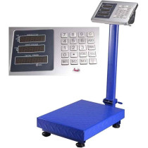 Abbasali Platform Digital Heavy Duty LCD Display Scale, 100kg Capacity for Precision Weighing
