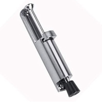 Abbasali Stainless Steel Heavy Duty Door Stopper with Soft Rubber Foot, Spring Loaded Retainer, 6 Inch