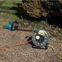 Abbasali Heavy Duty Extension Reel with Easy to Handle Cable, Includes 1PC Multiplug, 1.5mm Cable, 25m