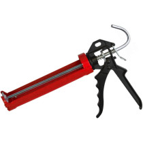 Abbasali Professional Heavy Duty Silicone Gun, Smooth Rod Revolving Frame for Sealants and Adhesives, Caulking Cartridge