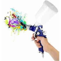 Abbasali PVC Spray Gun with Top Tank, 1.7mm Nozzle for Smooth Paint Application
