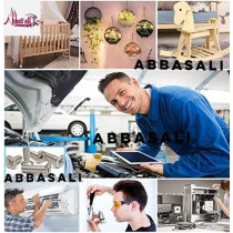Abbasali Machine Screws with Countersunk Head, Pack of 25, M5 x 40mm for DIY Electrical and Kitchen Furniture
