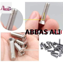 Abbasali Machine Screws with Countersunk Head, Pack of 25, M5 x 40mm for DIY Electrical and Kitchen Furniture