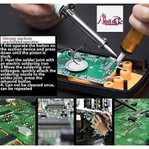 Abbasali Professional Desoldering Pump, Soldering Suction Pen for Tin Removal and Vacuum Desoldering