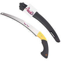 Abbasali Plastic Handle Garden Pruning Hand Saw, Ideal for Woodworking and Extendable Garden Scissors