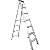 EMC Dual Purpose Ladder, 04 Steps, 1.2m Height, Made in UAE for Versatile Use