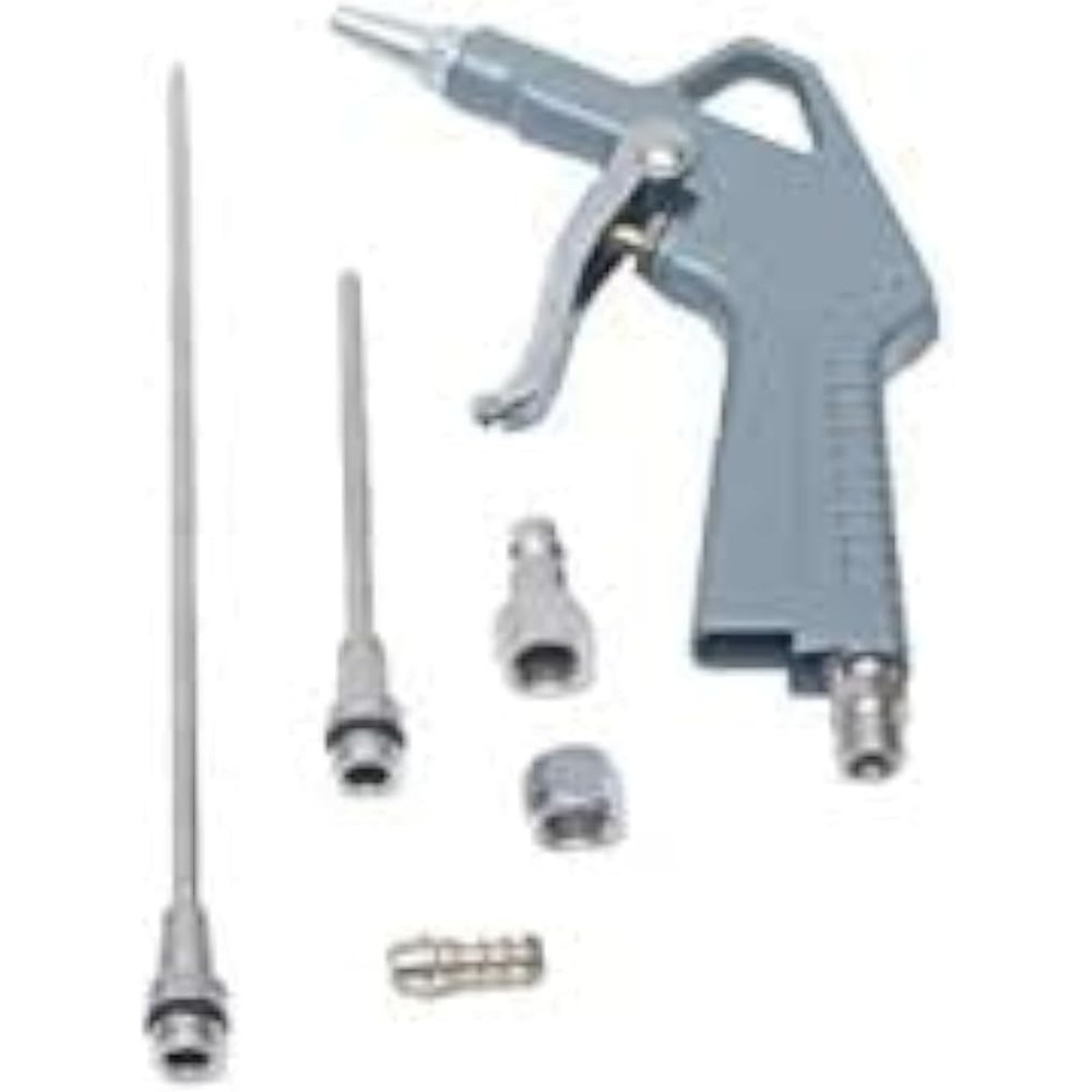 Abbasali 5 Piece Air Blow Gun Kit, 3 Way Air Dust Gun Set for Compressor Spray Blower