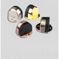 Abbasali Non Punch Sticker Door Stopper, D Type, Waterproof Hidden Rubber Door Holder for Furniture