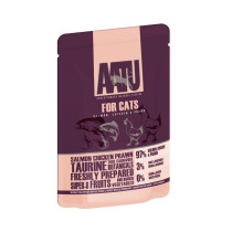 AATU 85g Salmon Chicken And Prawn Wet Cat Food