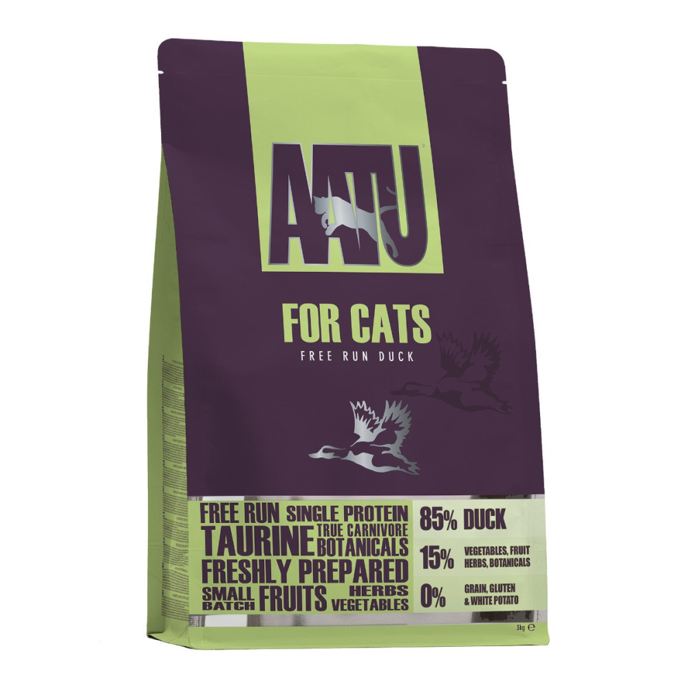 AATU 3kg Free Run Duck Dry Cat Food
