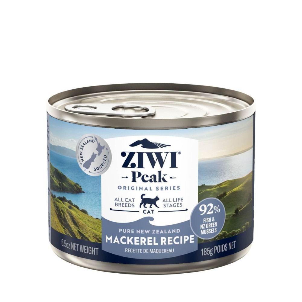 ZiwiPeak 185g x 6pcs Mackerel Recipe Wet Cat Food
