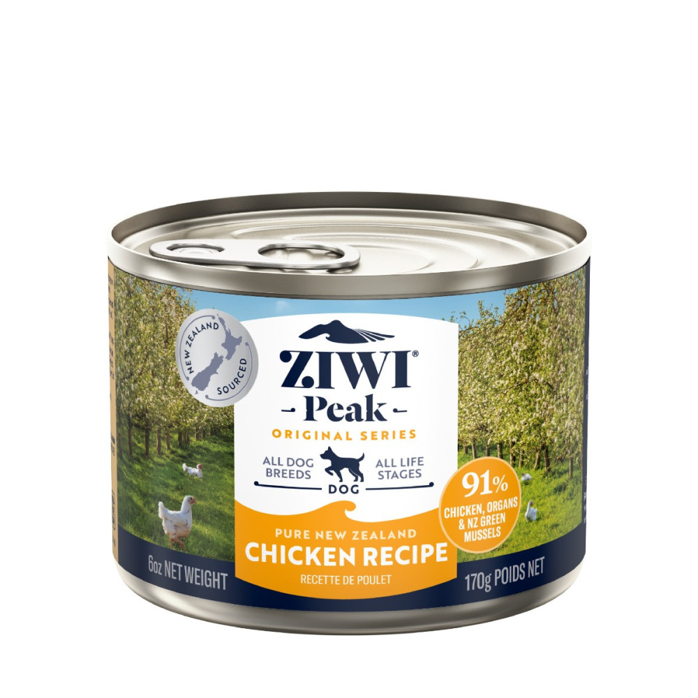 ZiwiPeak 170g X 6 Chicken Recipe Wet Dog Food