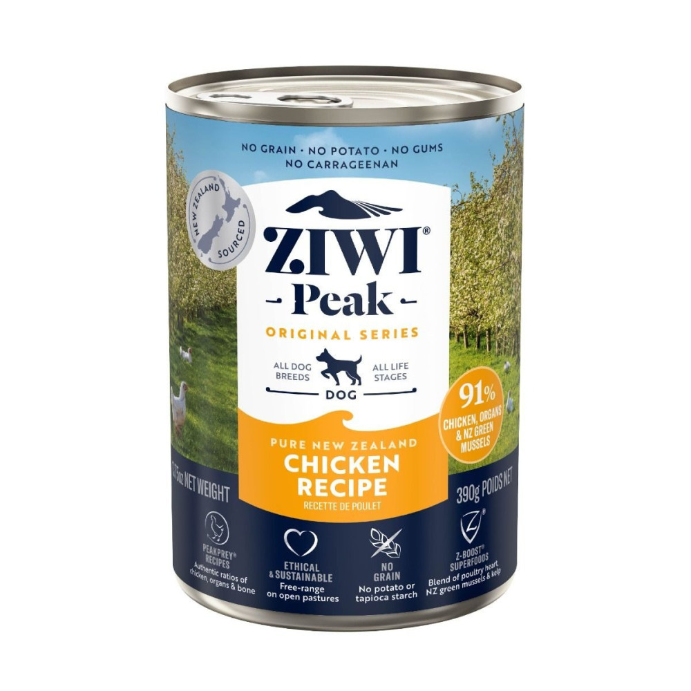 ZiwiPeak 390g X 6 Chicken Recipe Wet Dog Food