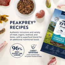ZiwiPeak 1Kg Air-Dried Mackerel And Lamb Recipe Dry Dog Food