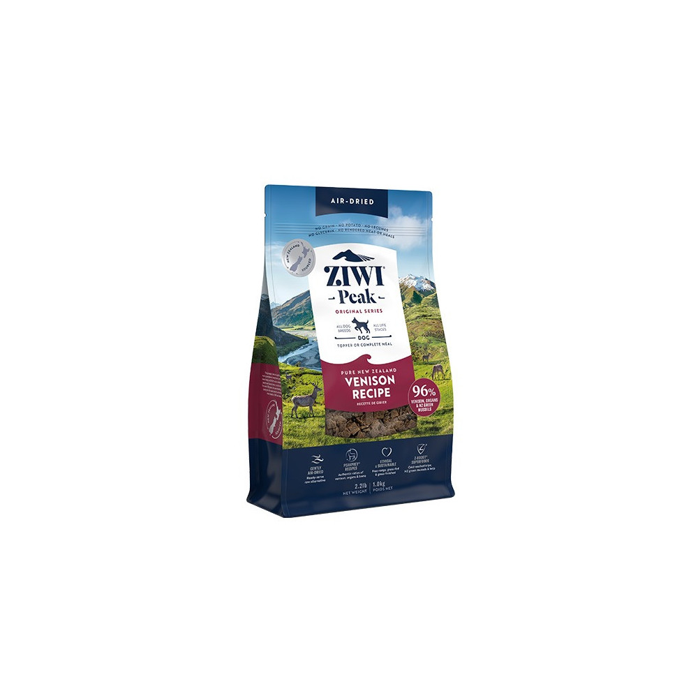 ZiwiPeak 1Kg Air-Dried Venison Recipe Dry Dog Food